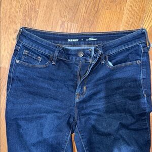 Old Navy mid Rise blue pop icon skinny jeans